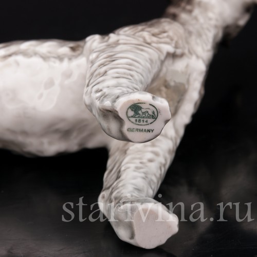 Фарфоровая статуэтка собаки Шнауцер, Hutschenreuther, Германия, 1970е гг.