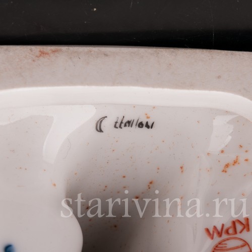 Парные фарфоровые статуэтки Малабары, KPM, Германия, вт. пол. 20 в.