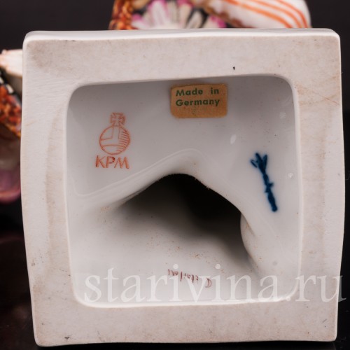 Парные фарфоровые статуэтки Малабары, KPM, Германия, вт. пол. 20 в.