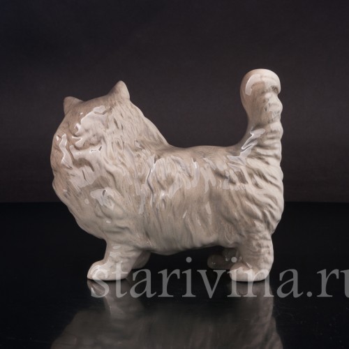 Фарфоровая фигурка Серый котёнок, Royal Doulton, Великобритания, вт. пол. 20 в.