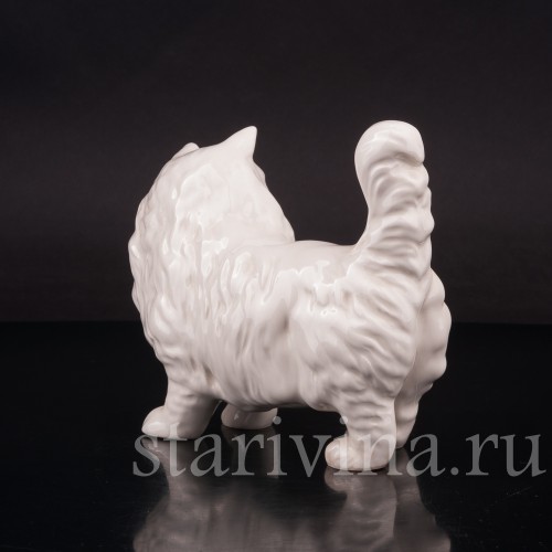 Фарфоровая фигурка Белый котёнок, Royal Doulton, Великобритания, вт. пол. 20 в.