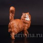 Фигурка из фарфора Рыжий кот, смотрящий вверх Royal Doulton, Великобритания, 1997 г.
