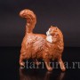 Фигурка из фарфора Рыжий кот, смотрящий вверх Royal Doulton, Великобритания, 1997 г.