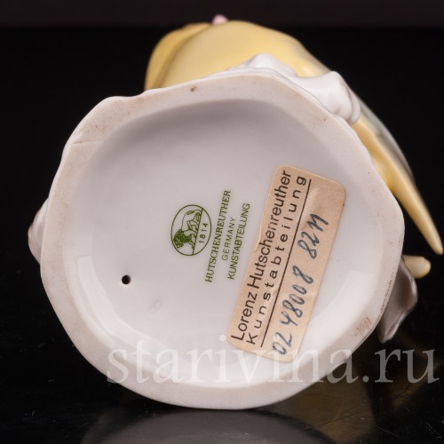 Фигурка птицы из фарфора Канарейка Hutschenreuther, Германия, 1970 гг.