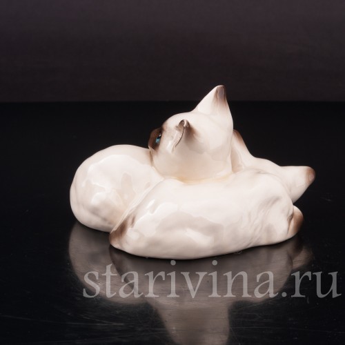 Статуэтка из фарфора Сиамские котята, Royal Doulton, Великобритания, 1931-77гг.