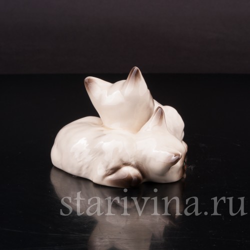 Статуэтка из фарфора Сиамские котята, Royal Doulton, Великобритания, 1931-77гг.