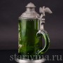 Старинная пивная кружка Юноша с кружкой, 1/2 л, Германия, 1895 г.