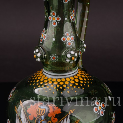 Стеклянный кувшин Стоящий лев, Германия, кон. 19 в.