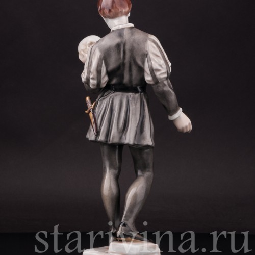 Фарфоровая статуэтка Гамлет, Herend, Венгрия, сер. 20 века.