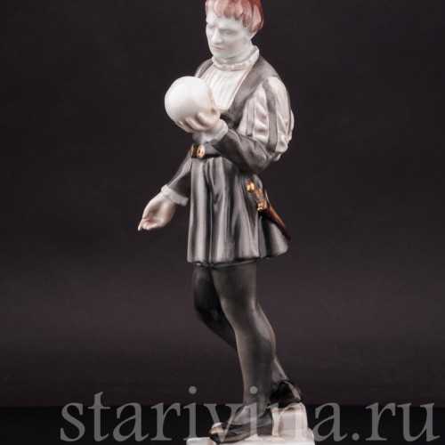 Фарфоровая статуэтка Гамлет, Herend, Венгрия, сер. 20 века.