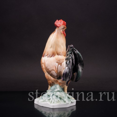 Фарфоровая статуэтка птицы Петух, Herend, Венгрия, вт. пол. 20 века.