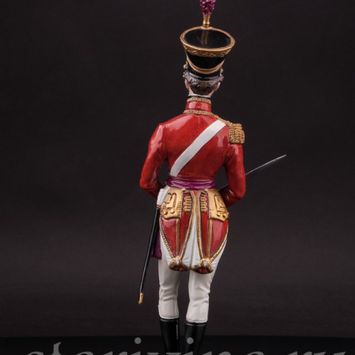 Фарфоровая статуэтка Офицер королевской гвардии, 1822 г, Дрезден, Германия, перв. пол. 20 в.