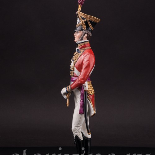 Фарфоровая статуэтка Офицер королевской гвардии, 1822 г, Дрезден, Германия, перв. пол. 20 в.