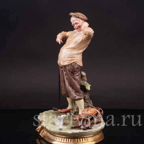 Фарфоровая композиция Дилемма гольфиста, Bruno Merli, Италия, сер. 20 в.