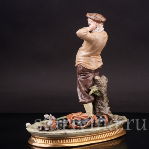 Фарфоровая композиция Дилемма гольфиста, Bruno Merli, Италия, сер. 20 в.