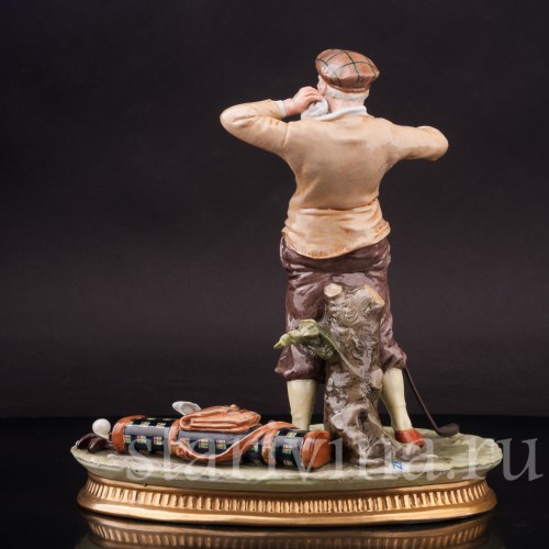 Фарфоровая композиция Дилемма гольфиста, Bruno Merli, Италия, сер. 20 в.