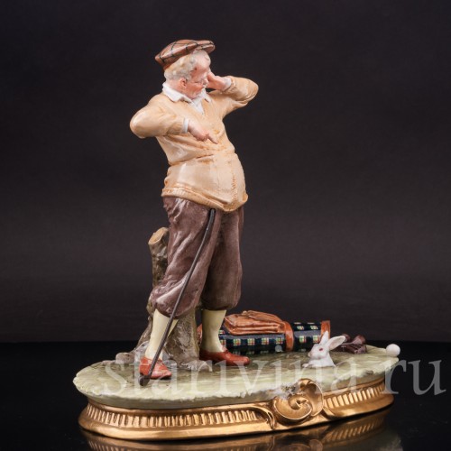 Фарфоровая композиция Дилемма гольфиста, Bruno Merli, Италия, сер. 20 в.