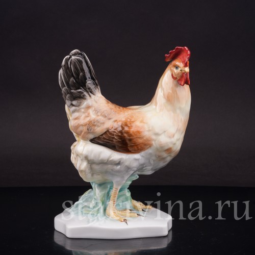 Фигурка птицы из фарфора Курица Herend, Венгрия, вт. пол. 20 века.