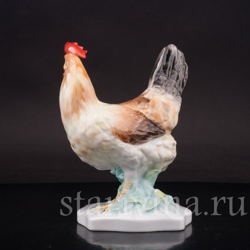 Фигурка птицы из фарфора Курица Herend, Венгрия, вт. пол. 20 века.