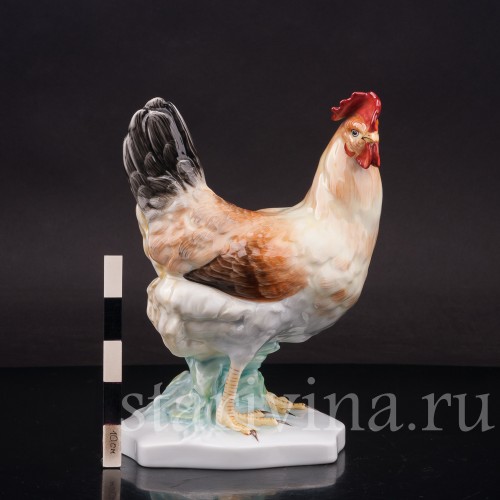 Фигурка птицы из фарфора Курица Herend, Венгрия, вт. пол. 20 века.