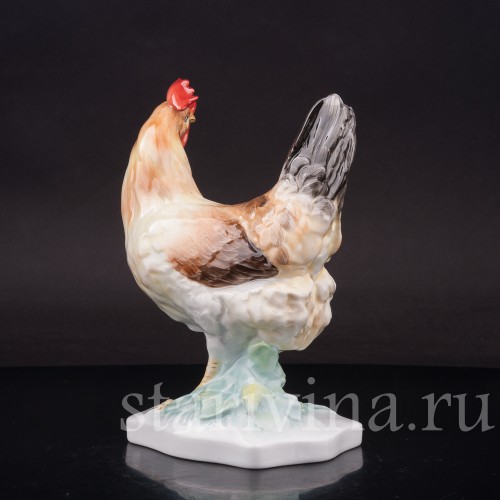 Фигурка птицы из фарфора Курица Herend, Венгрия, вт. пол. 20 века.