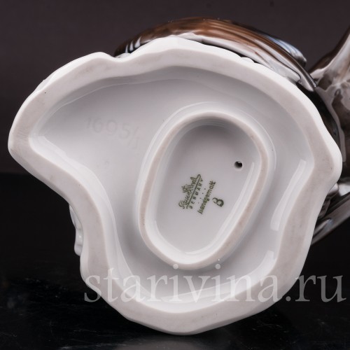 Фарфоровая статуэтка птицы Глухарь, Rosenthal, Германия, 1950-60 гг.