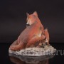 Фигурка из фарфора Лиса с лисятами, Boehm, Англия, кон. 20 в.