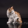 Фигурка из фарфора Полосатый кот Hutschenreuther, Германия, 1955-68 гг.