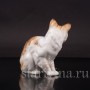 Фигурка из фарфора Полосатый кот Hutschenreuther, Германия, 1955-68 гг.