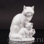 Фарфоровая статуэтка Кошка с котятами, Rosenthal, Германия, 1935 год.