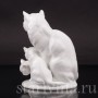 Фарфоровая статуэтка Кошка с котятами, Rosenthal, Германия, 1935 год.
