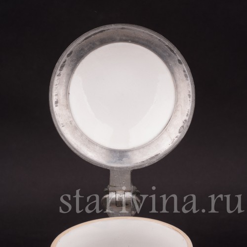 Старинная пивная кружка Охотники, 1/2 л, Villeroy & Boch, Германия, 1913 г.