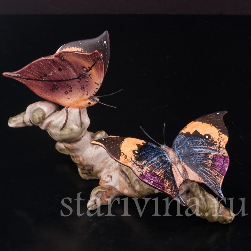 Фигурка из фарфора Две бабочки Калима инах Goebel, Германия, вт. пол. 20 в.