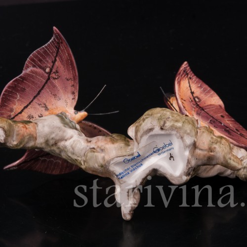 Фигурка из фарфора Две бабочки Калима инах Goebel, Германия, вт. пол. 20 в.