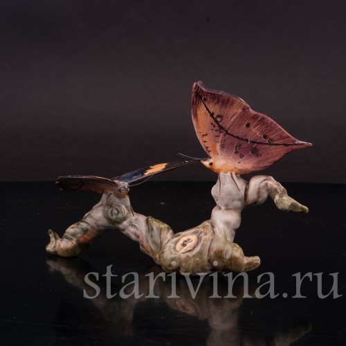 Фигурка из фарфора Две бабочки Калима инах Goebel, Германия, вт. пол. 20 в.
