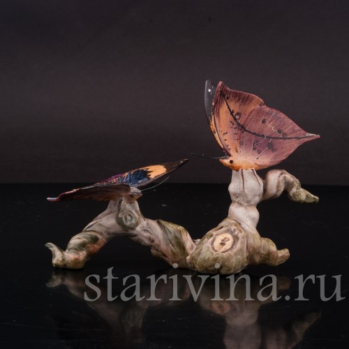 Фигурка из фарфора Две бабочки Калима инах Goebel, Германия, вт. пол. 20 в.
