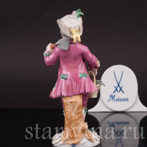 Мальчик с мотыгой, Meissen, Германия, кон. 18 в - нач. 19 вв