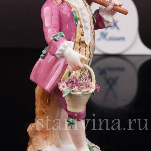 Мальчик с мотыгой, Meissen, Германия, кон. 18 в - нач. 19 вв