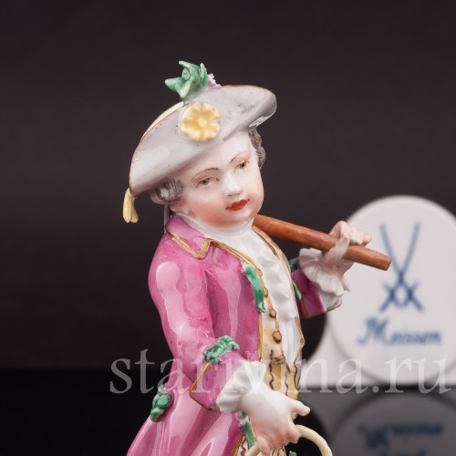 Мальчик с мотыгой, Meissen, Германия, кон. 18 в - нач. 19 вв