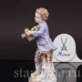 Фарфоровая статуэтка Мальчик с корзиной цветов, Meissen, Германия, перв. пол. 20 в.