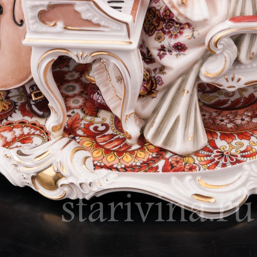 Композиция из фарфора Галантный дуэт, H.Hilbert, Германия, 1965-70 гг.