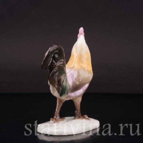 Фигурка птицы из фарфора Петух Nymphenburg, Германия, нач. 20 века.