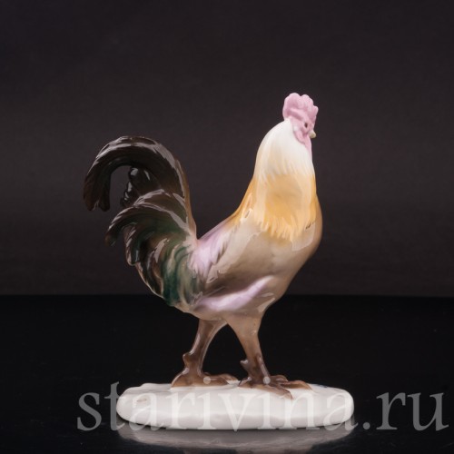 Фигурка птицы из фарфора Петух Nymphenburg, Германия, нач. 20 века.