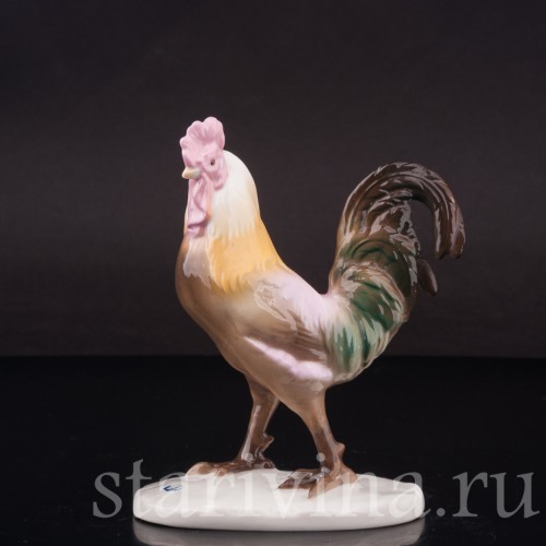 Фигурка птицы из фарфора Петух Nymphenburg, Германия, нач. 20 века.