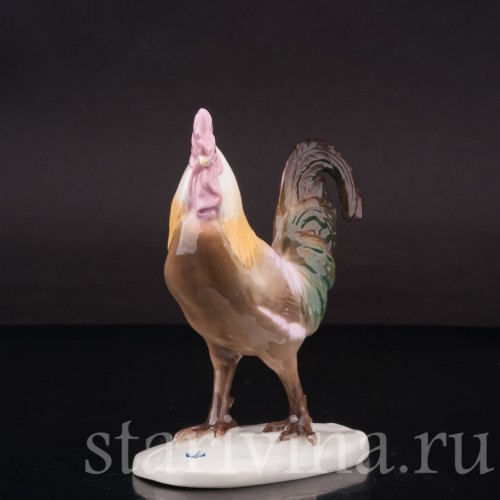 Фигурка птицы из фарфора Петух Nymphenburg, Германия, нач. 20 века.