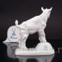 Фарфоровая фигурка Козлик и разбитая чашка, Meissen, Германия, 1962 г.