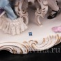 Фарфоровая композиция Шахматная партия, кружевная, Дрезден, Германия, сер. 20 века.