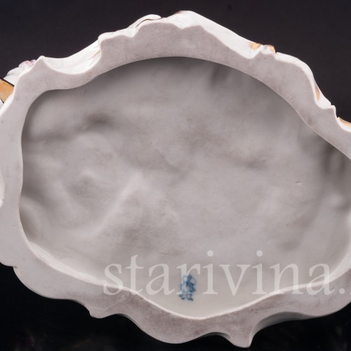 Фарфоровая композиция Вино любви, пасторальная пара, Volkstedt, Германия, нач. 20 в.