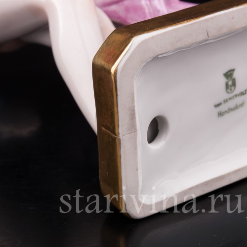 Фарфоровая статуэтка девушки Купальщица, Von Schierholz, Германия, 1930 гг.