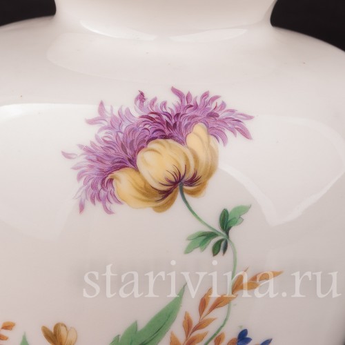 Ваза из фарфора Полевые цветы, Hutschenreuther, Германия, 1949-69 гг.